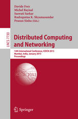 Distributed Computing And Networking 14th International Conference Icdcn 2013 Mumbai India January 36 2013 Proceedings 1st Edition Sanjit A Seshia Auth