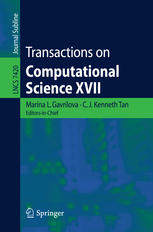 Transactions On Computational Science Xvii 1st Edition Madjid Maidi