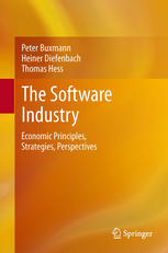 The Software Industry Economic Principles Strategies Perspectives 1st Edition Peter Buxmann