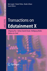Transactions On Edutainment X 1st Edition Henrik Schoenaufog