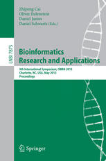 Bioinformatics Research And Applications 9th International Symposium Isbra 2013 Charlotte Nc Usa May 2022 2013 Proceedings 1st Edition Bin Ma Auth