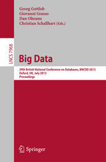 Big Data 29th British National Conference On Databases Bncod 2013 Oxford Uk July 810 2013 Proceedings 1st Edition Dan Suciu Auth