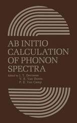 Ab Initio Calculation Of Phonon Spectra 1st Edition Jt Devreese