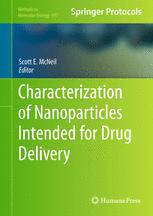 Characterization Of Nanoparticles Intended For Drug Delivery 1st Edition Scott E Mcneil Auth