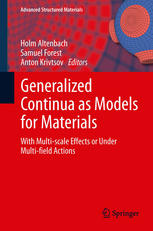 Generalized Continua As Models For Materials With Multiscale Effects Or Under Multifield Actions 1st Edition Holm Altenbach