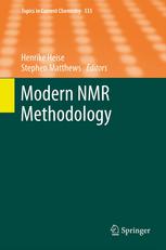 Modern Nmr Methodology 1st Edition Stefan Glggler Bernhard Blmich