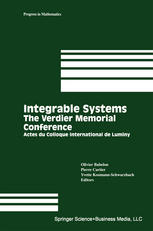 Integrable Systems The Verdier Memorial Conference Actes Du Colloque International De Luminy V Babelon