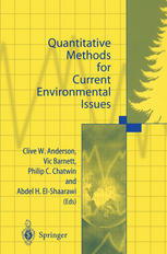 Quantitative Methods For Current Environmental Issues 1st Edition Bradley P Carlin