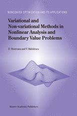 Variational And Nonvariational Methods In Nonlinear Analysis And Boundary Value Problems 1st Edition D Motreanu