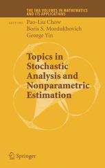 Topics In Stochastic Analysis And Nonparametric Estimation 1st Edition Mark Freidlin