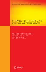 Vinvex Functions And Vector Optimization 1st Edition Shashi Kant Mishra