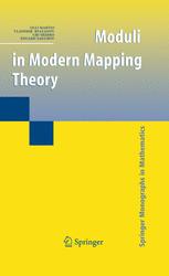 Moduli In Modern Mapping Theory 1st Edition Olli Martio Vladimir Ryazanov