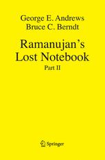 Ramanujans Lost Notebook Part Ii 1st Edition George E Andrews