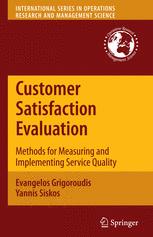 Customer Satisfaction Evaluation Methods For Measuring And Implementing Service Quality 1st Edition Evangelos Grigoroudis