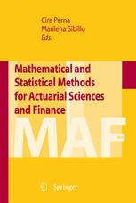 Mathematical And Statistical Methods For Actuarial Sciences And Finance 1st Edition Giuseppina Albano