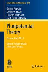 Pluripotential Theory Cetraro Italy 2011 Editors Filippo Bracci John Erik Fornss 1st Edition Giorgio Patrizio