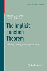 The Implicit Function Theorem History Theory And Applications 1st Edition Steven G Krantz