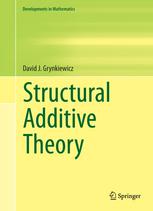 Structural Additive Theory 1st Edition David J Grynkiewicz Auth