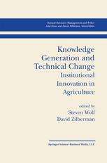 Knowledge Generation And Technical Change Institutional Innovation In Agriculture 1st Edition Henry Etzkowitz Auth