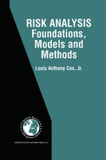 Risk Analysis Foundations Models And Methods 1st Edition Louis Anthony Cox Jr Auth