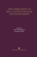 New Directions In Real Estate Finance And Investment Maastrichtcambridge Symposium 2000 1st Edition Piet Eichholtz