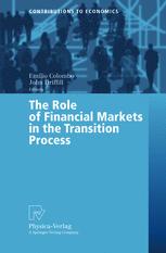 The Role Of Financial Markets In The Transition Process 1st Edition Emilio Colombo