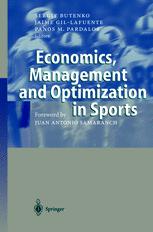 Economics Management And Optimization In Sports 1st Edition Vladimir Boginski
