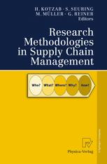 Research Methodologies In Supply Chain Management In Collaboration With Magnus Westhaus 1st Edition Professor Dr Herbert Kotzab