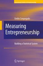 Measuring Entrepreneurship Building A Statistical System 1st Edition Emilio Congregado Auth
