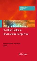 Policy Initiatives Towards The Third Sector In International Perspective 1st Edition Benjamin Gidron
