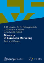 Diversity In European Marketing Text And Cases 1st Edition Josep Franch