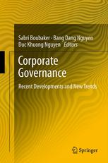 Corporate Governance Recent Developments And New Trends 1st Edition Crocker Liu
