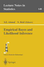 Empirical Bayes And Likelihood Inference 1st Edition T A Louis Auth