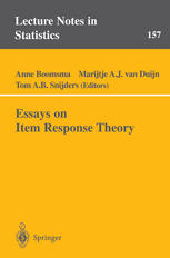 Essays On Item Response Theory 1st Edition Erling B Andersen