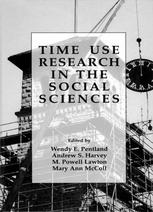 Time Use Research In The Social Sciences 1st Edition Andrew S Harvey