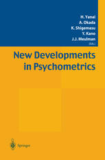 New Developments In Psychometrics Proceedings Of The International Meeting Of The Psychometric Society Imps2001 Osaka Japan July 1519 2001 1st Edition David Thissen Auth