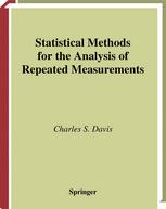 Statistical Methods For The Analysis Of Repeated Measurements 1st Edition Charles S Davis Auth