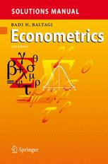 Solutions Manual For Econometrics 2nd Ed Badi H Baltagi Auth