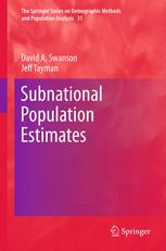 Subnational Population Estimates 1st Edition David A Swanson
