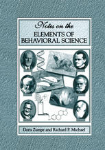 Notes On The Elements Of Behavioral Science 1st Edition Doris Zumpe