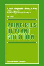 Principles Of Plant Nutrition 5th Edition Konrad Mengel Ernest A Kirkby