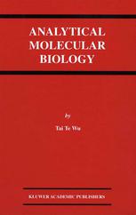 Analytical Molecular Biology 1st Edition Tai Te Wu Auth