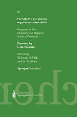 Progress In The Chemistry Of Organic Natural Products Fortschritte Der Chemie Organischer Naturstoffe 1st Edition M Glasenappbreiling