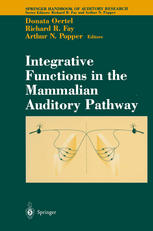 Integrative Functions In The Mammalian Auditory Pathway 1st Edition Donata Oertel Auth