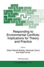 Responding To Environmental Conflicts Implications For Theory And Practice 1st Edition Eileen Petzoldbradley