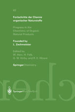 Fortschritte Der Chemie Organischer Naturstoffe Progress In The Chemistry Of Organic Natural Products 1st Edition Prof R D H Murray Auth
