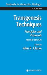 Transgenesis Techniques Principles And Protocols Jim Mcwhir Auth