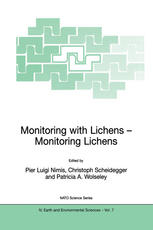 Monitoring With Lichens Monitoring Lichens 1st Edition P L Nimis