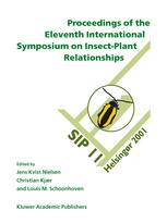 Proceedings Of The 11th International Symposium On Insectplant Relationships 1st Edition Hanna Mustaparta Auth