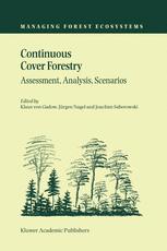 Continuous Cover Forestry Assessment Analysis Scenarios 1st Edition Steen Magnussen